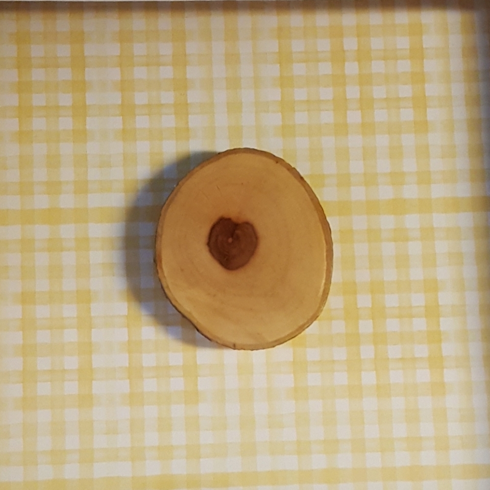 Natural wood framed art